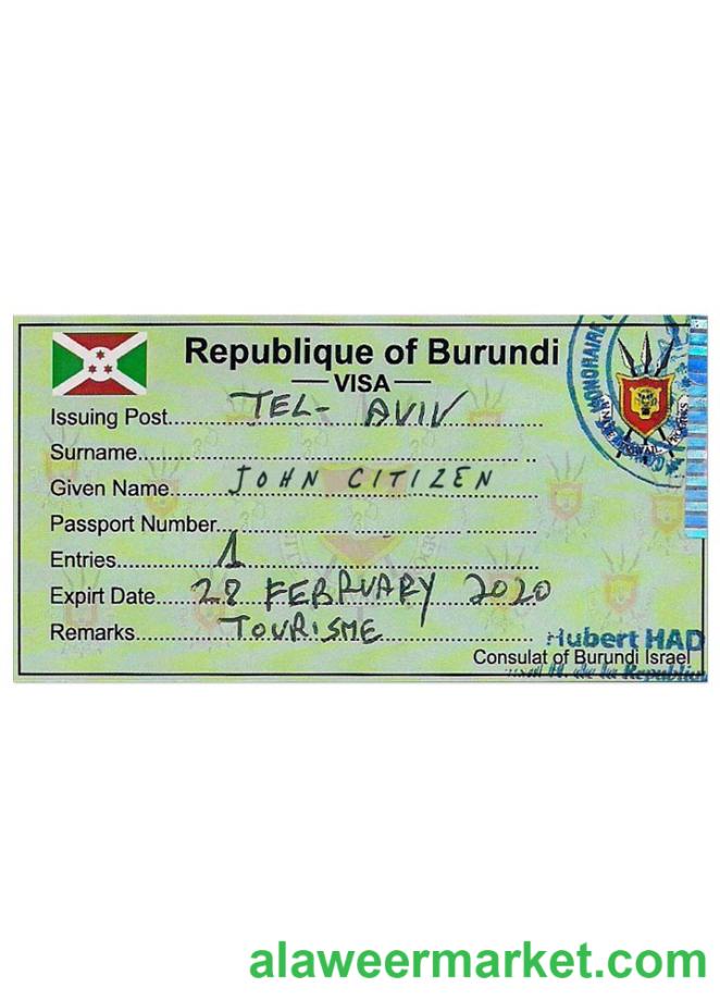 BURUNDI visa
